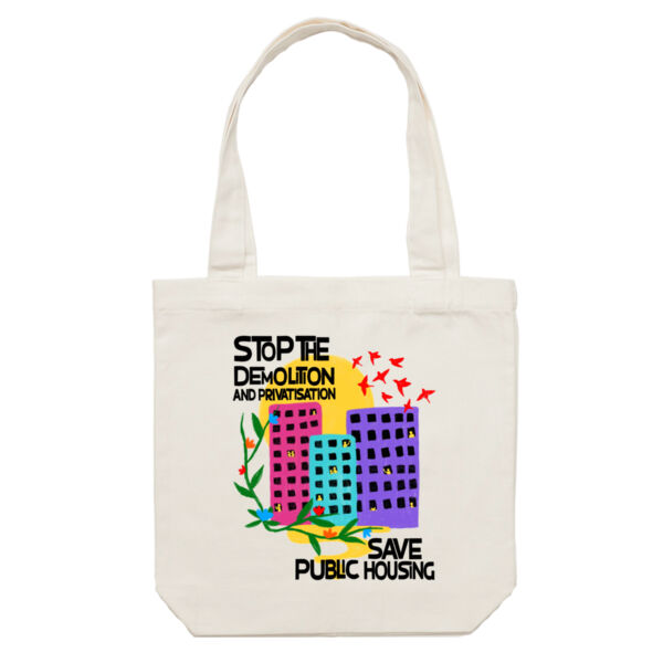 'Stop The Demo of Public Housing' Tote Thumbnail