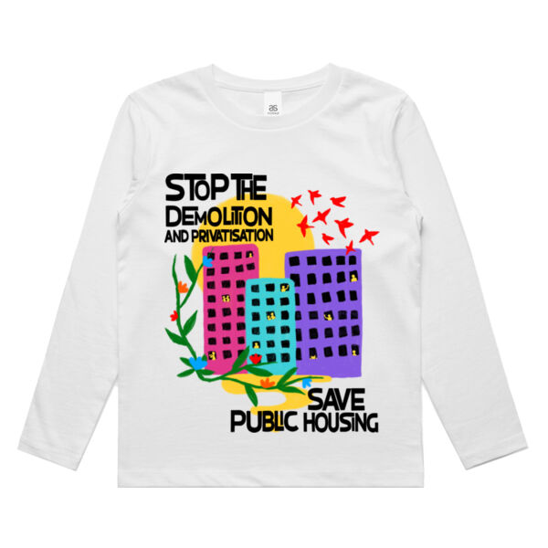 'Stop The Demo' Kids Long Sleeve Thumbnail