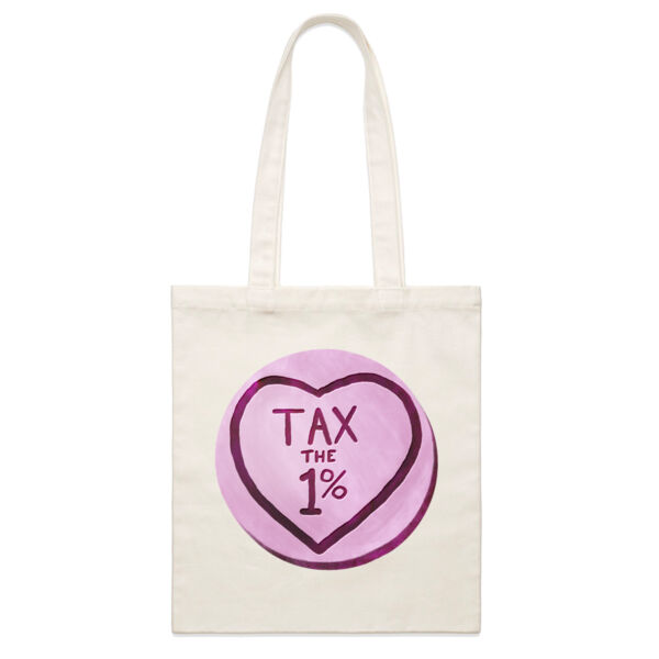 'Tax the 1%' Tote Bag Thumbnail